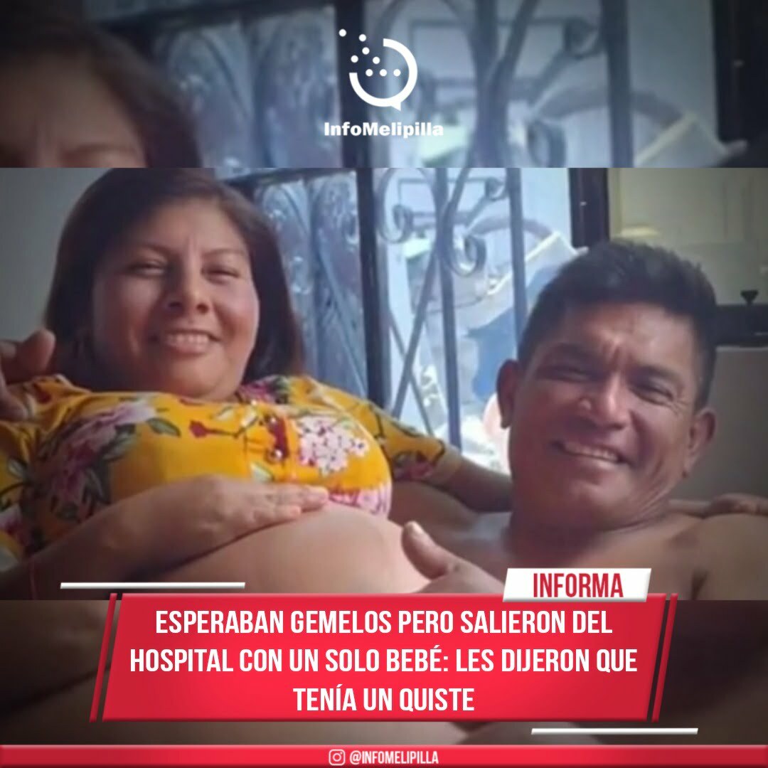 Esperaban gemelos pero salieron del hospital con un solo bebé: Les dijeron que tenía un quiste