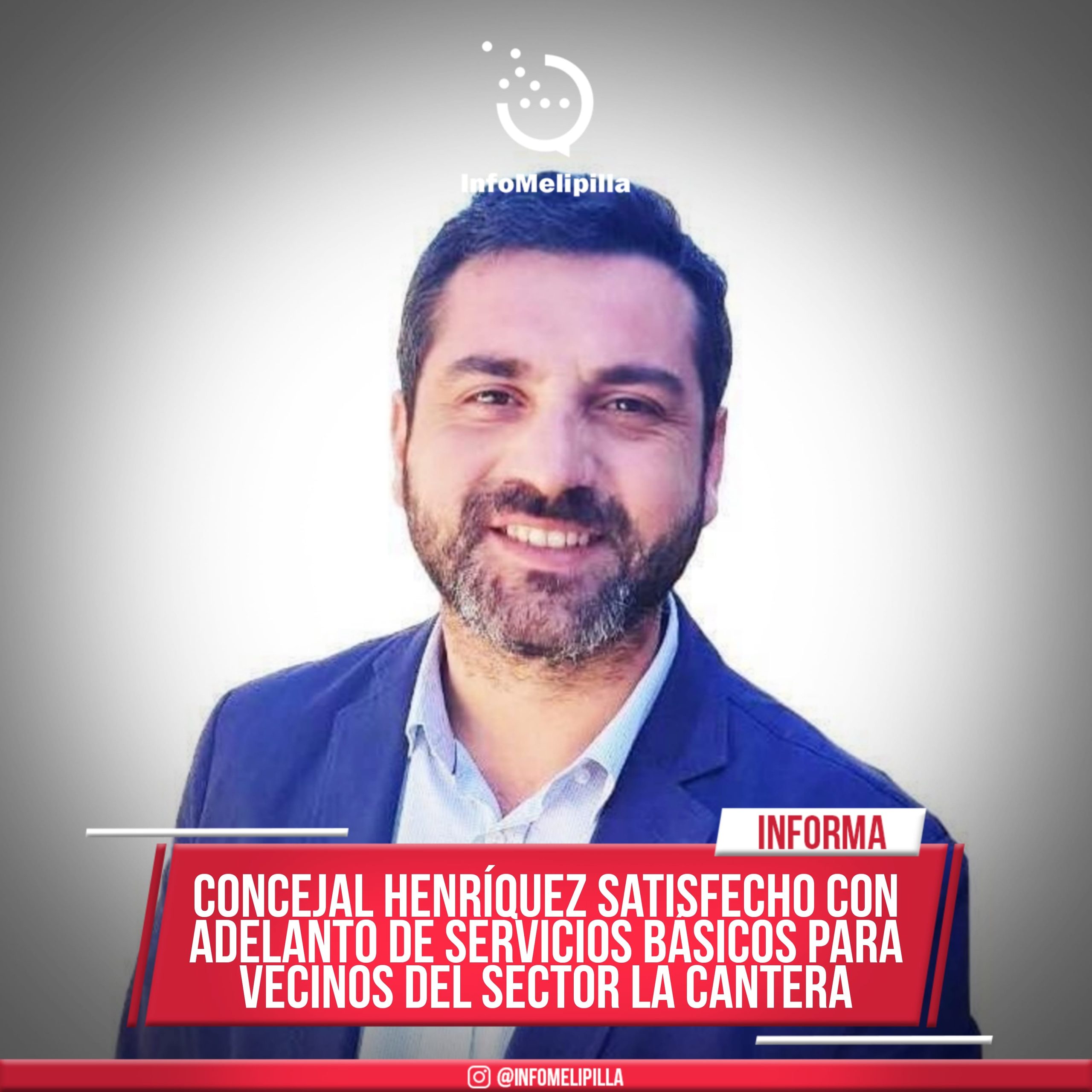 Concejal Henríquez satisfecho con Adelanto de Servicios Básicos para Vecinos del Sector La Cantera