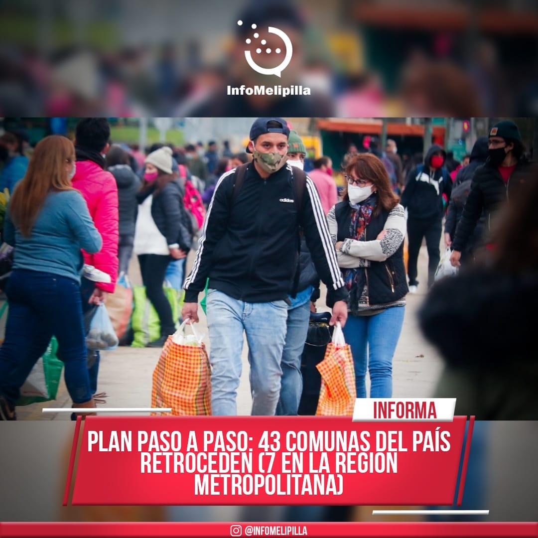 PLAN PASO A PASO: 43 COMUNAS DEL PAÍS RETROCEDEN (7 EN LA REGIÓN METROPOLITANA)