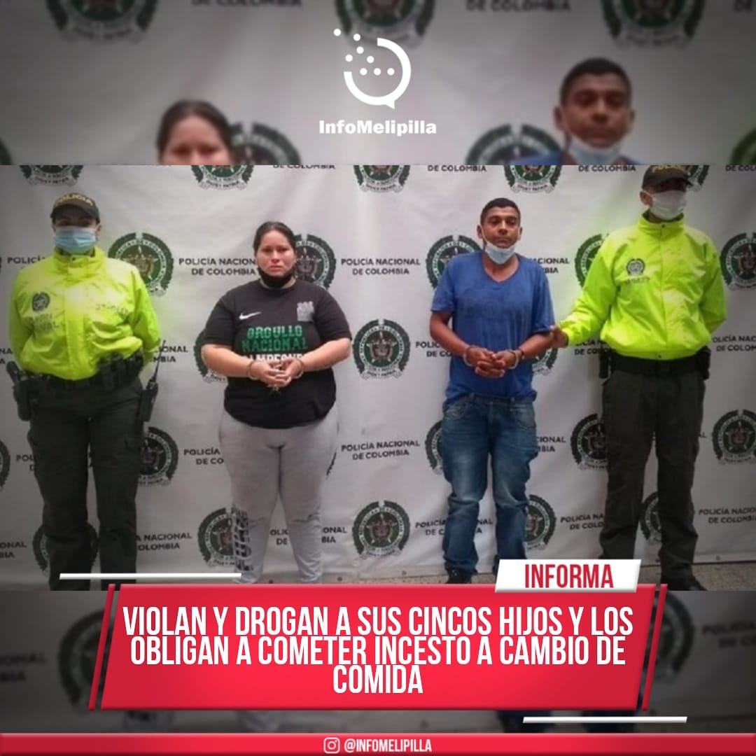 Violan y drogan a sus cincos hijos y los obligan a cometer incesto a cambio de comida
