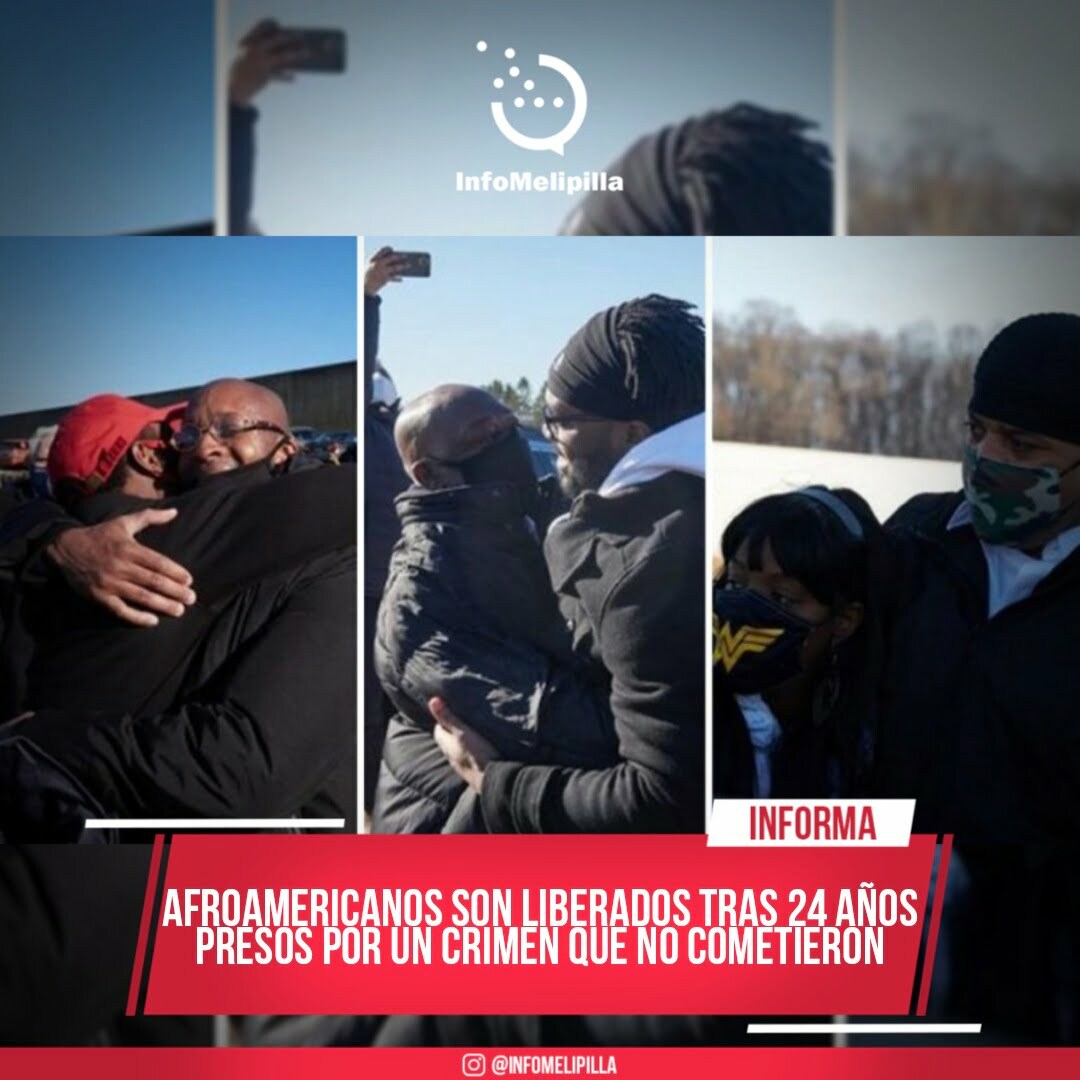 Afroamericanos son liberados tras 24 años presos por un crimen que no cometieron