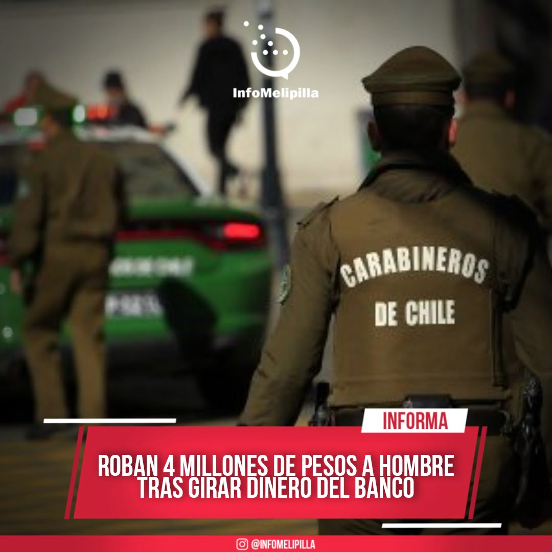 Roban 4 Millones de pesos a hombre tras girar dinero del banco