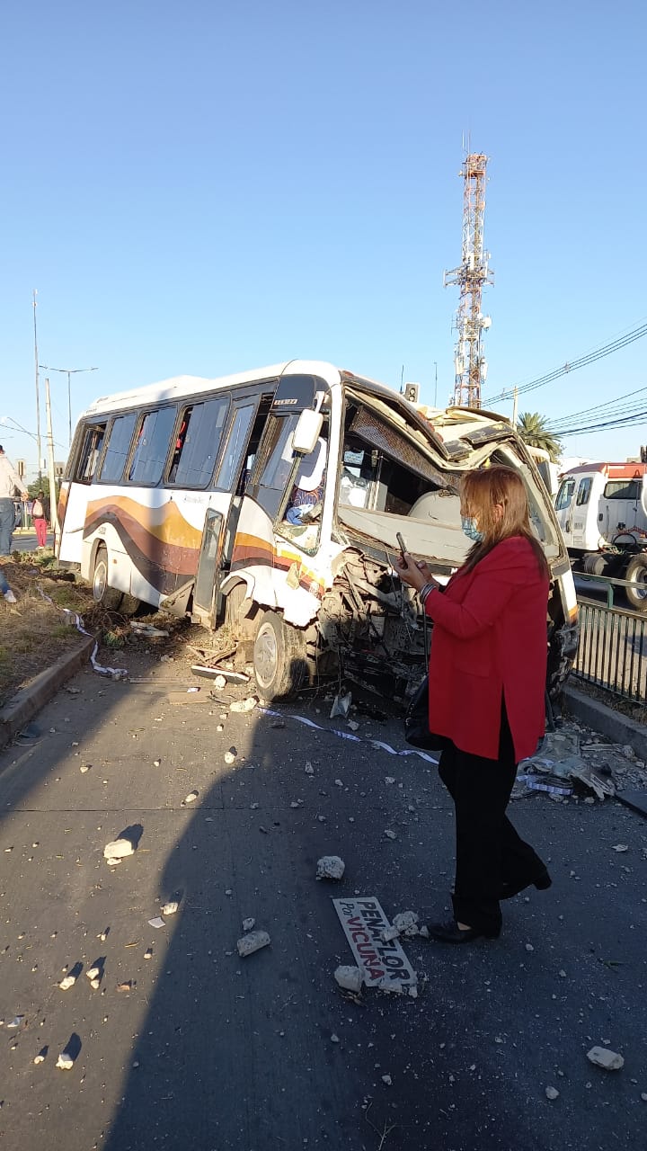 Grave accidente de tránsito en cerrillos