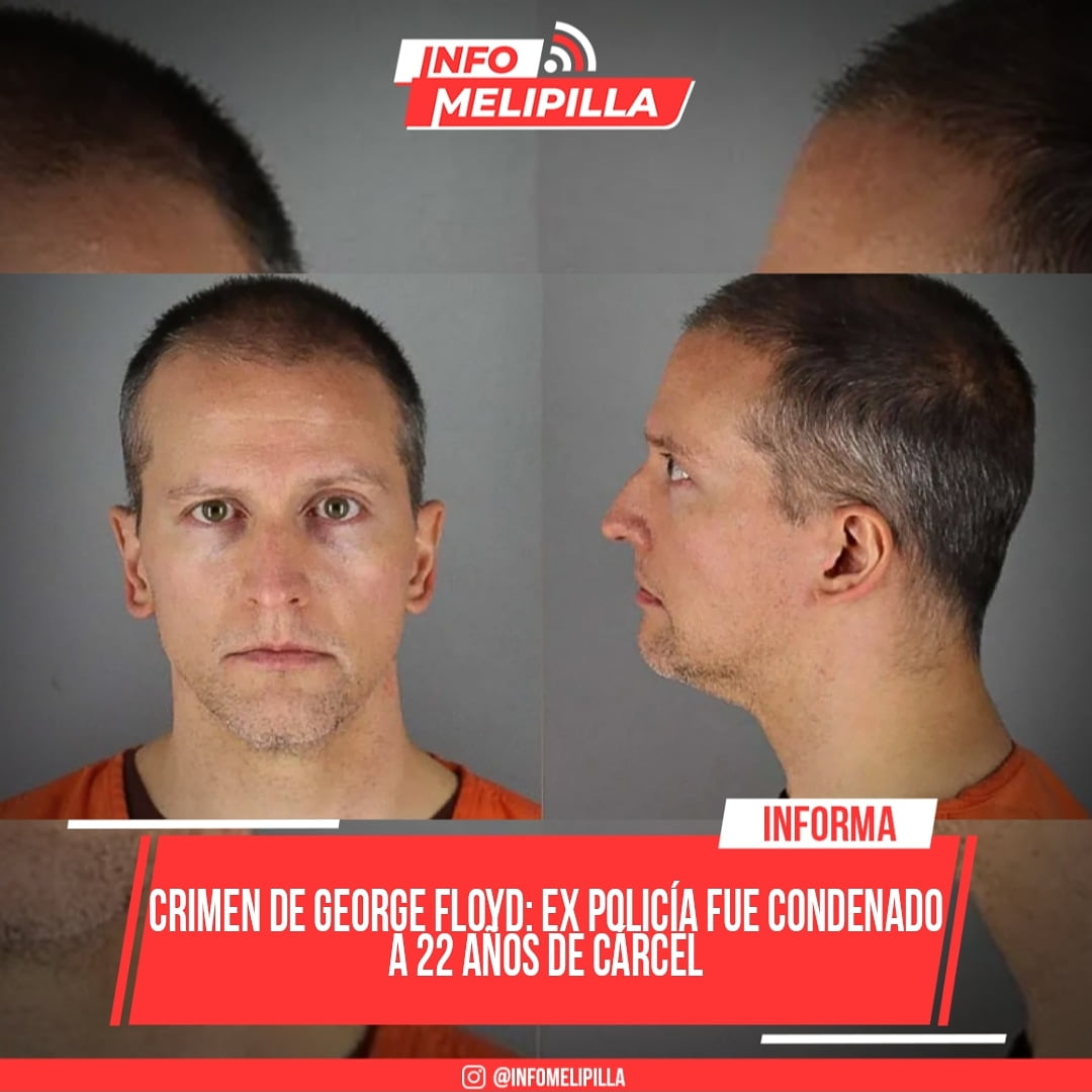 Expolicía que mató a George Floyd es sentenciado a 22 años y medio de prisión en Estados Unidos