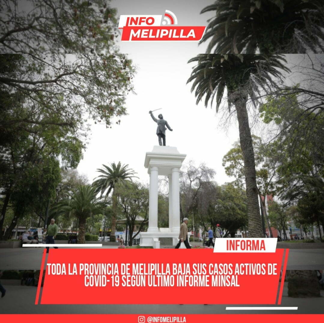 Toda la provincia de Melipilla baja sus casos activos de covid-19 según último informe Minsal