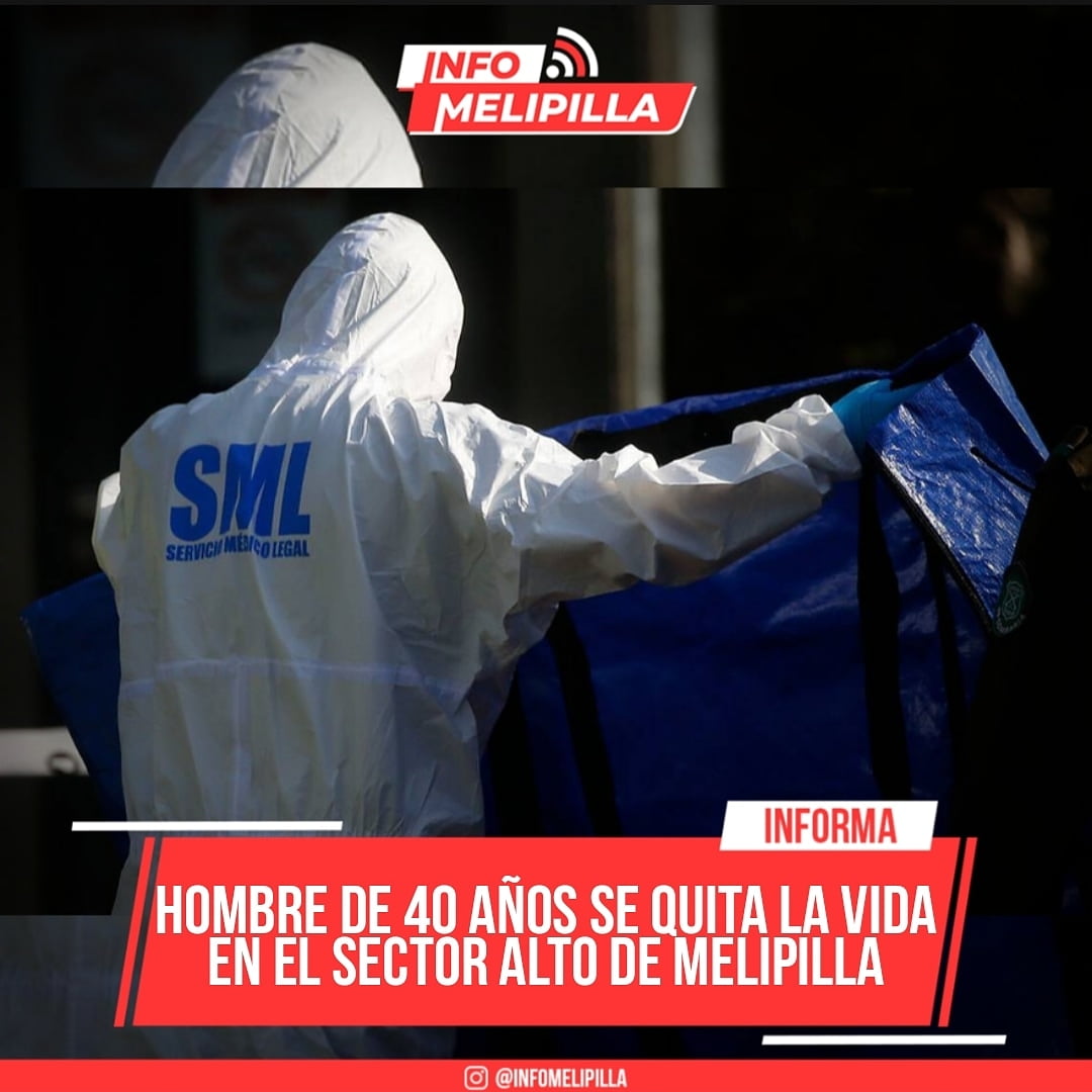 Hombre de 40 años se quita la vida en el sector alto de Melipilla