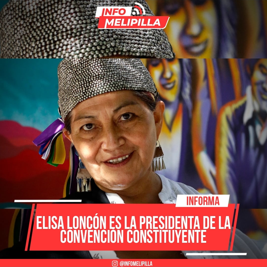Elisa Loncón es la presidenta de la Convención Constituyente