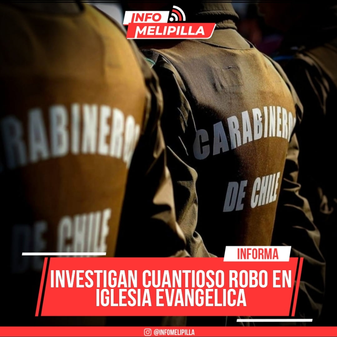 Investigan cuantioso robo en iglesia evangélica