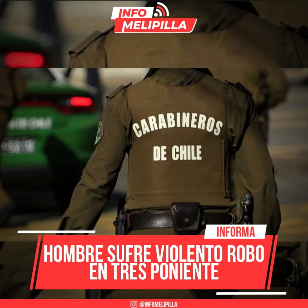 Hombre sufre violento robo en Tres Poniente