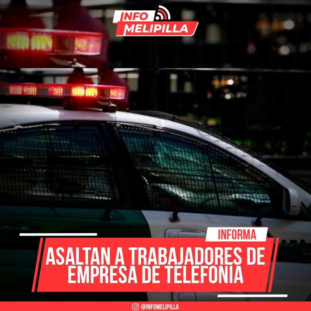 Asaltan a trabajadores de empresa de telefonía