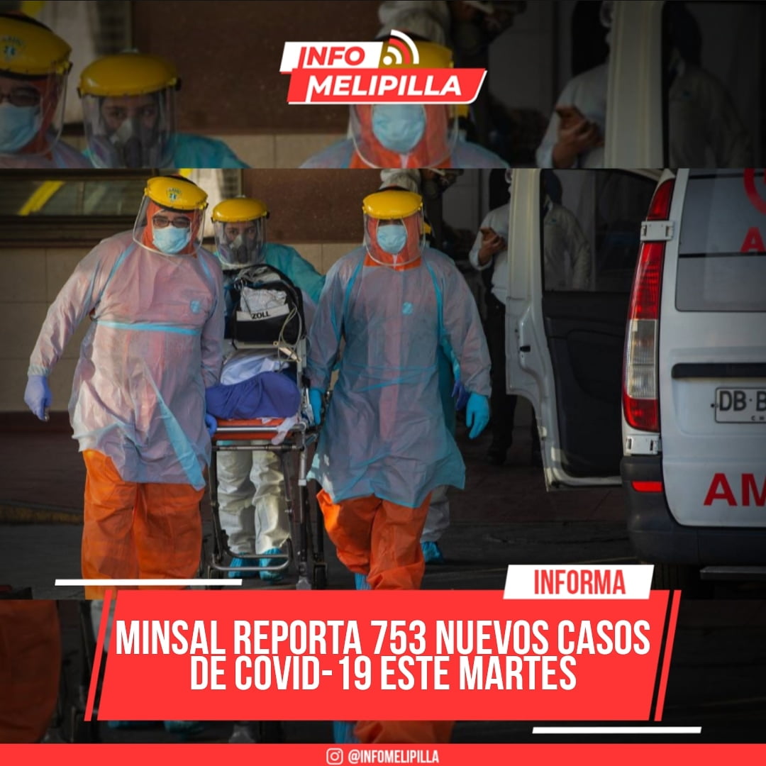 Minsal reporta 753 nuevos casos de COVID-19 este martes