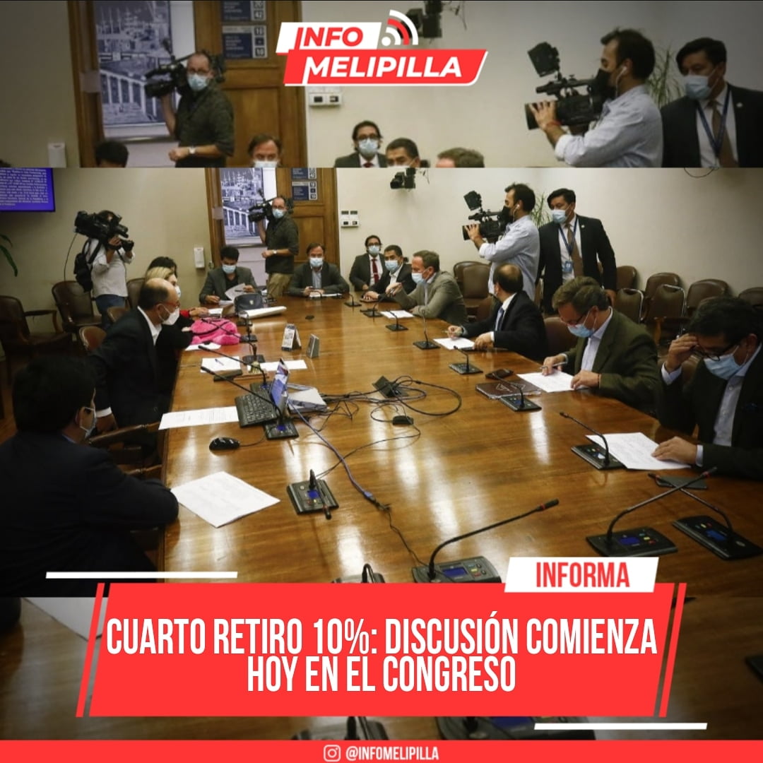 Cuarto retiro 10%: Discusión comienza hoy en el Congreso