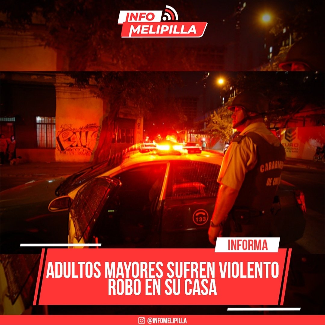 Adultos mayores sufren violento robo en su casa
