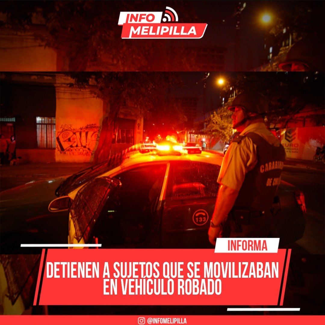 Detienen a sujetos que se movilizaban en vehículo robado