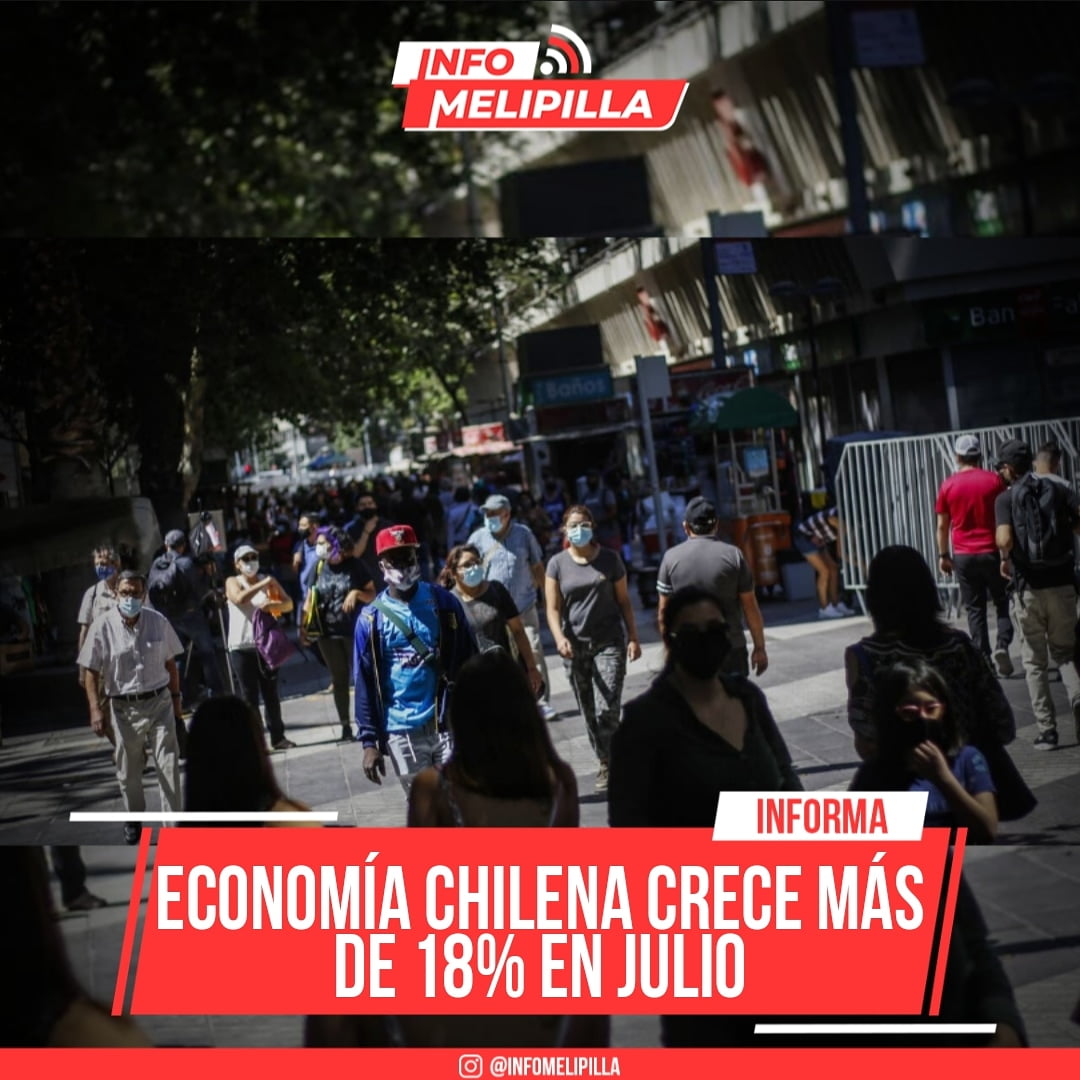 Economía chilena sigue recuperando el tranco y crece más de 18% en julio