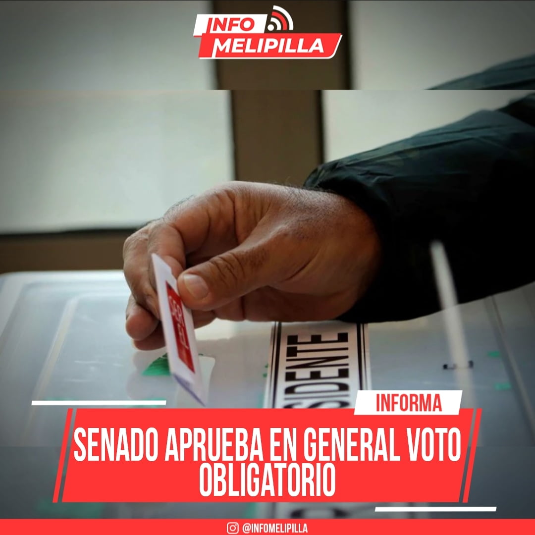 Senado aprueba en general voto obligatorio
