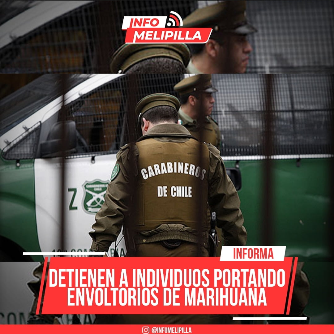 Detienen a individuos portando envoltorios de marihuana