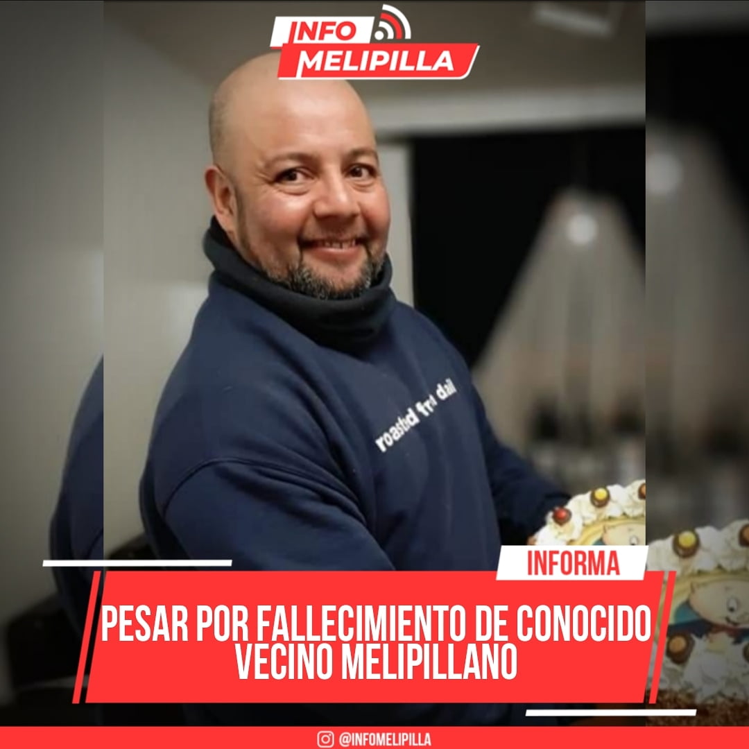 Pesar por fallecimiento de conocido vecino Melipillano