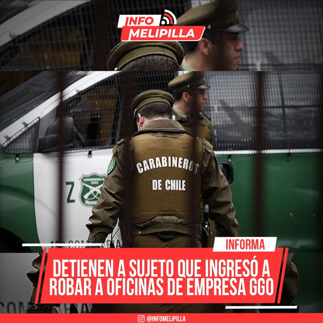 Detienen a sujeto que ingresó a robar a oficinas de empresa GGO