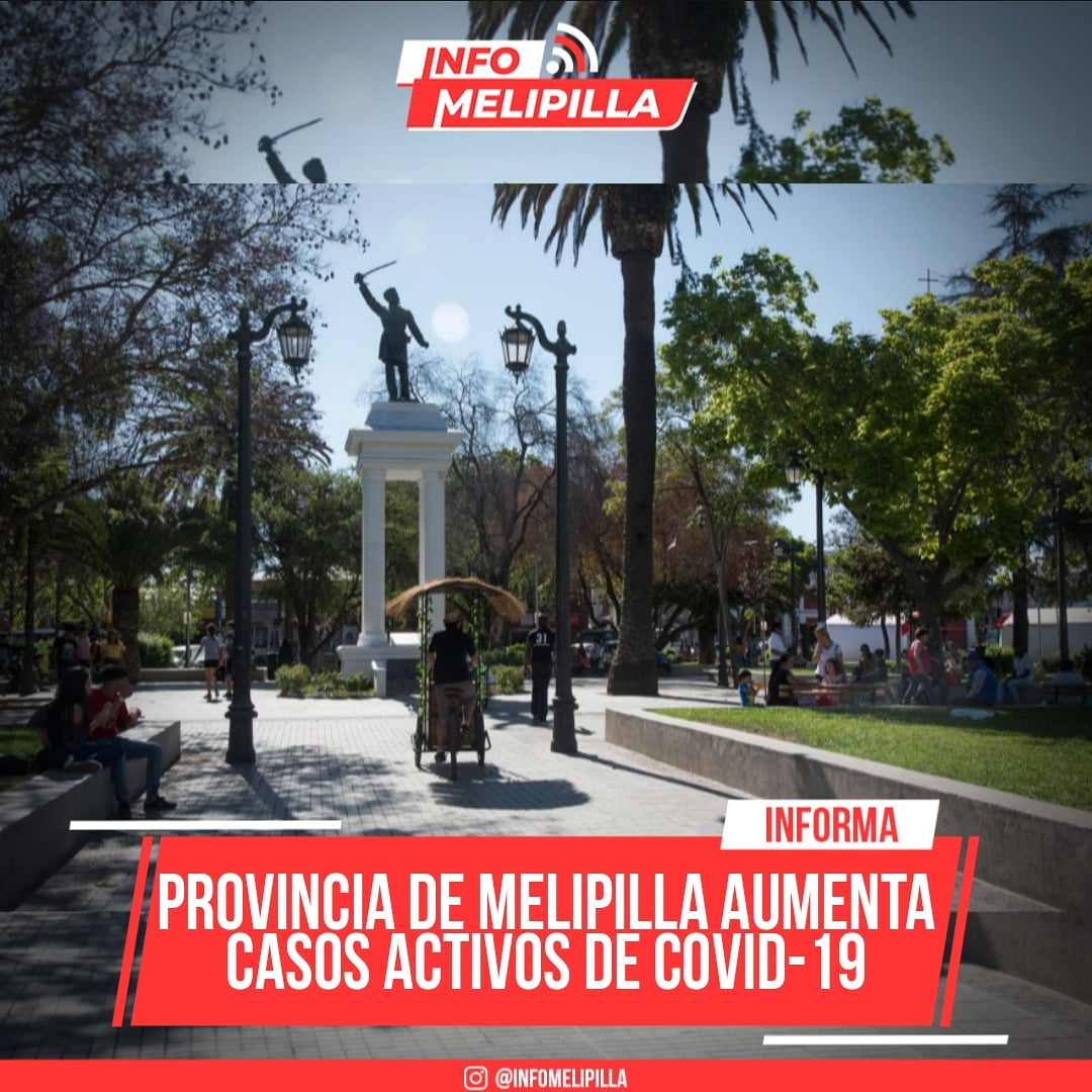 Por segunda semana consecutiva: Provincia de Melipilla aumenta casos activos de covid-19