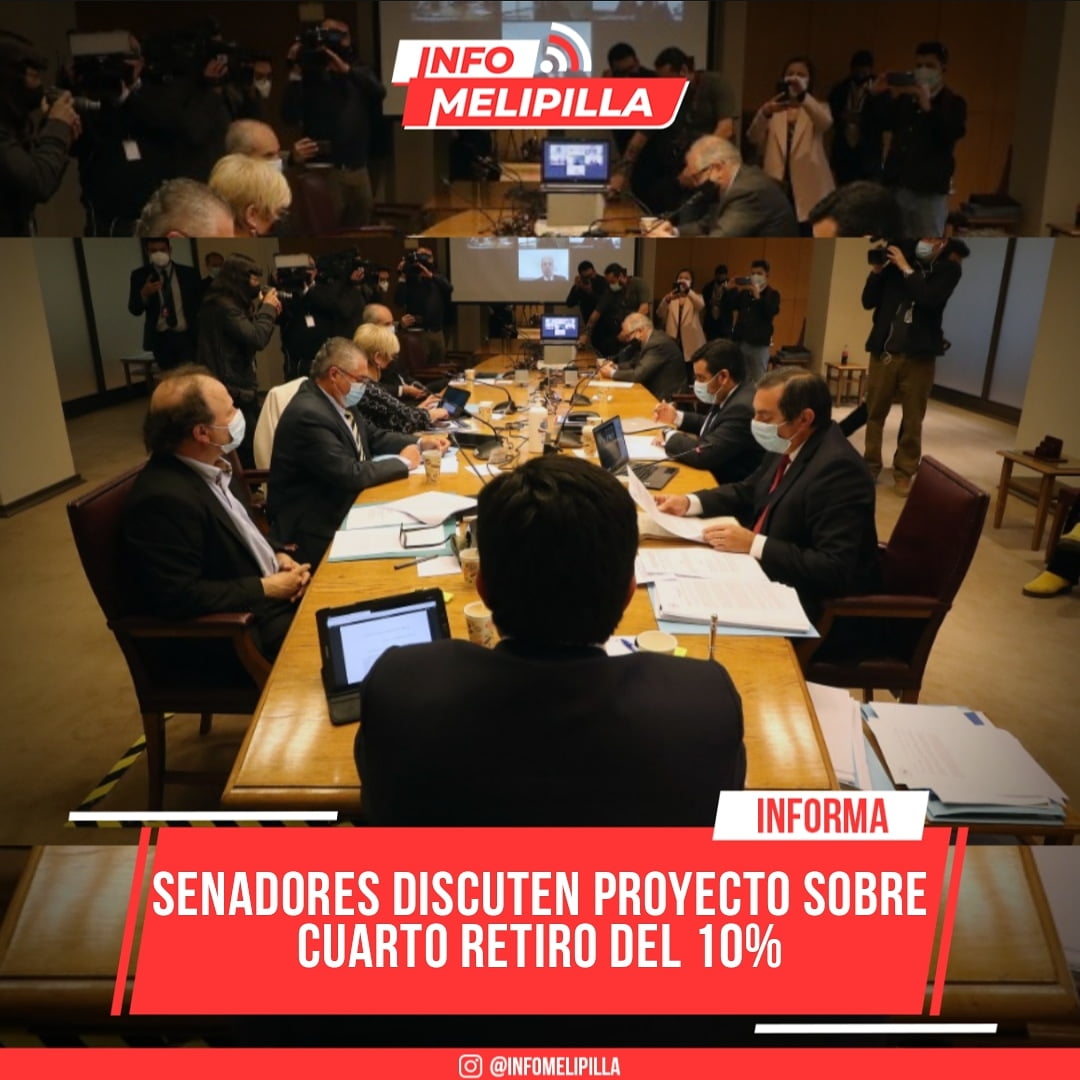 Senadores discuten proyecto sobre cuarto retiro del 10% de AFP