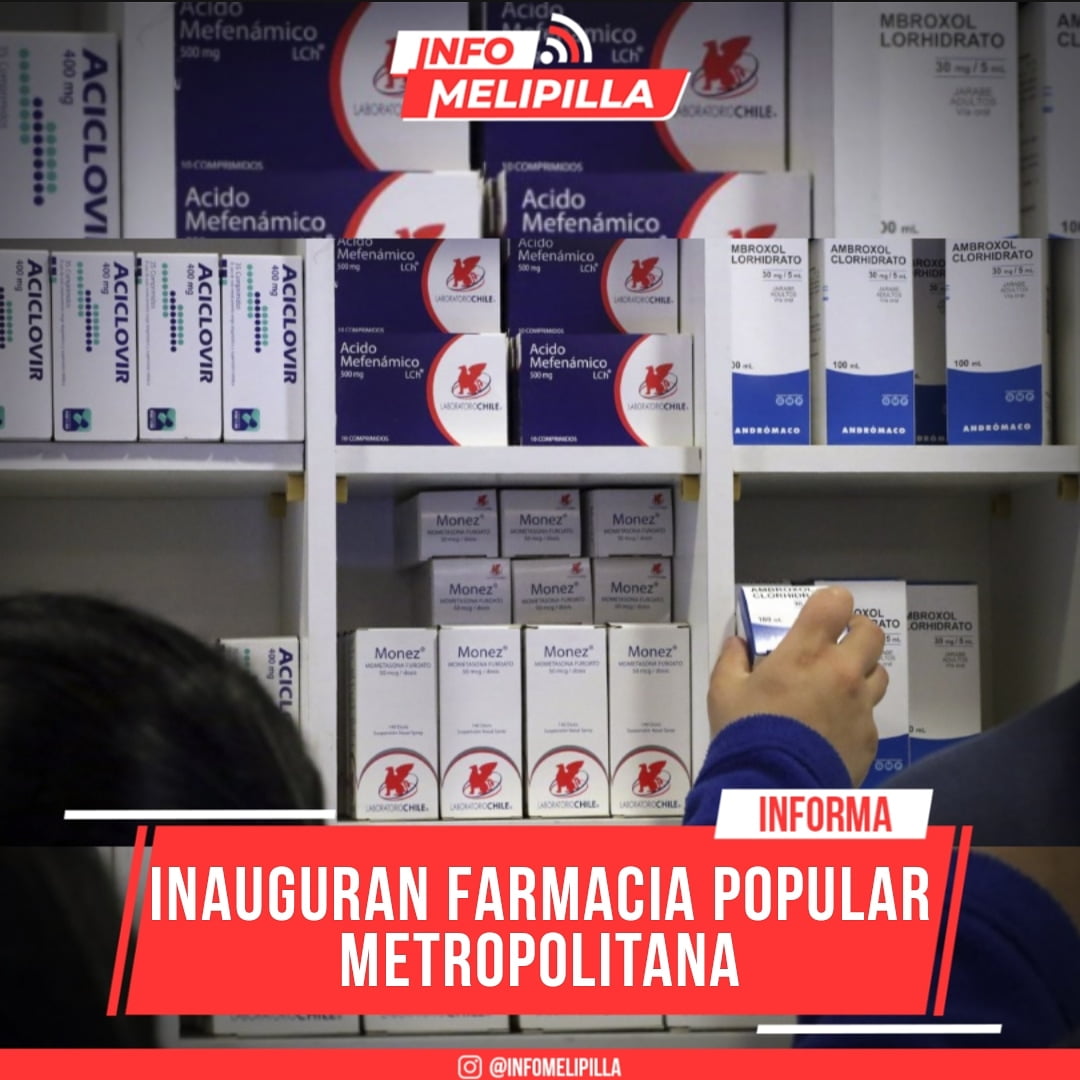 Inauguran Farmacia Popular Metropolitana: Cualquier persona podrá comprar en este recinto
