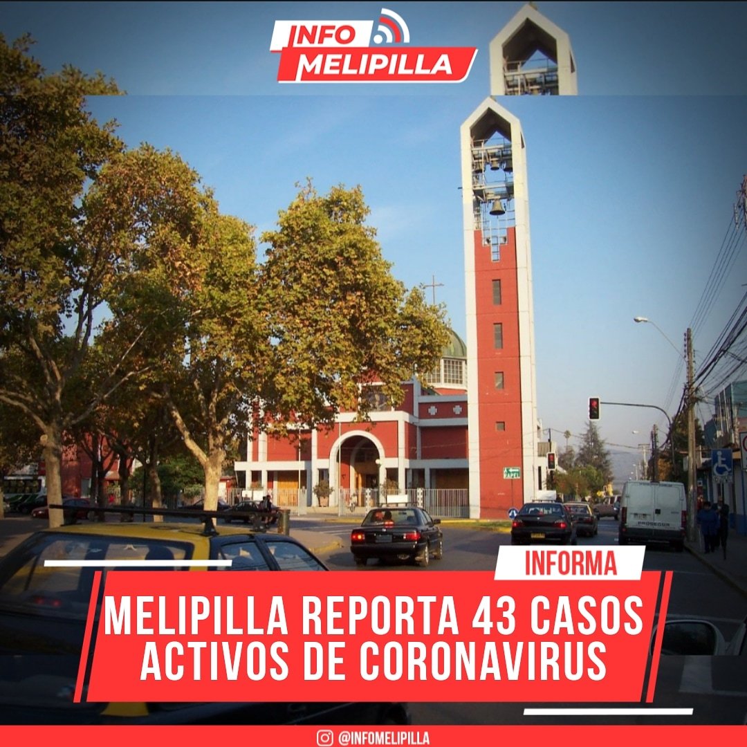 Melipilla reporta 43 casos activos de Coronavirus