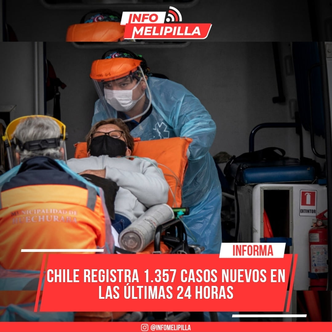 Chile registra 1.357 casos nuevos en las últimas 24 horas