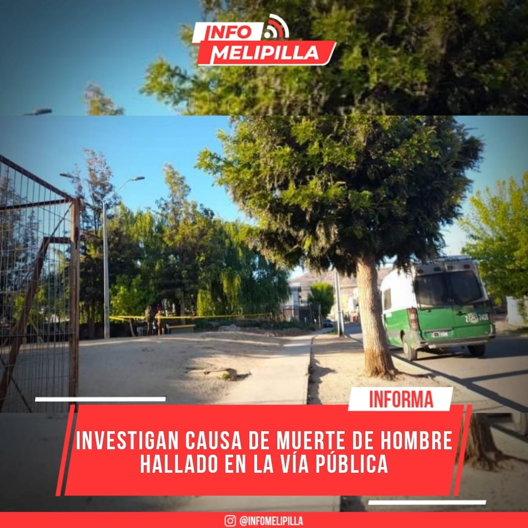 Investigan causa de muerte de hombre hallado en la vía pública