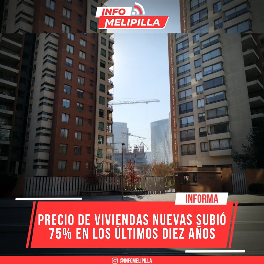 Precio de viviendas nuevas subió 75% en los últimos diez años