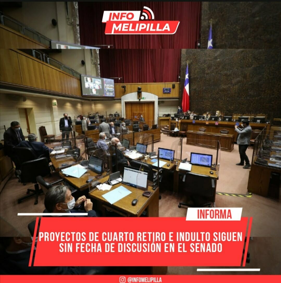 Proyectos de cuarto retiro e indulto siguen sin fecha de discusión en el Senado