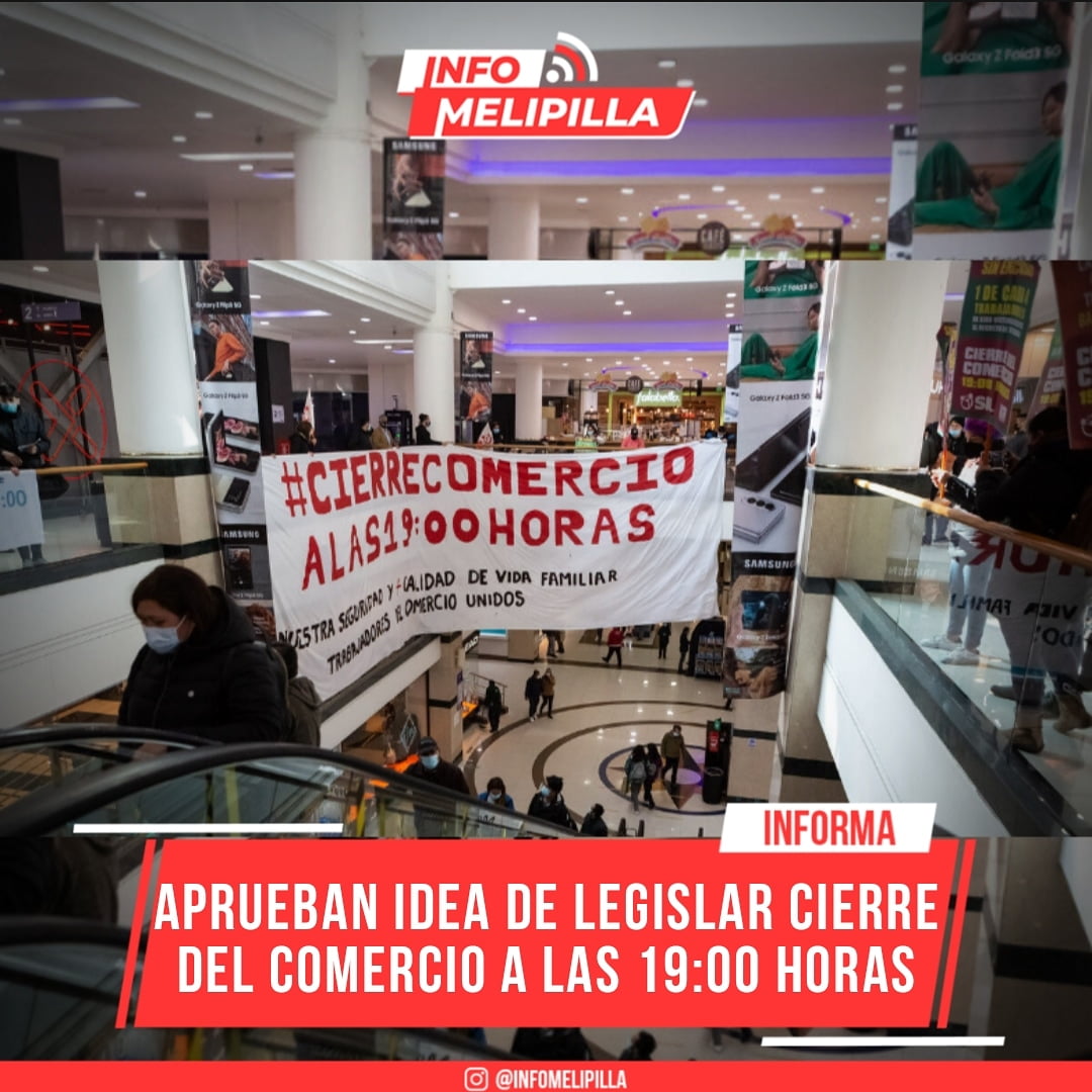 Aprueban idea de legislar cierre del comercio a las 19:00