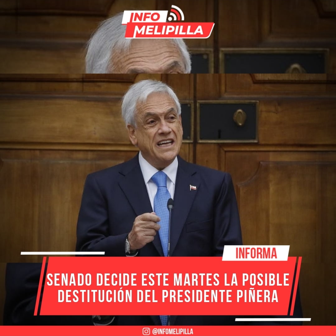 Senado vota este martes la acusación constitucional contra el Presidente Piñera