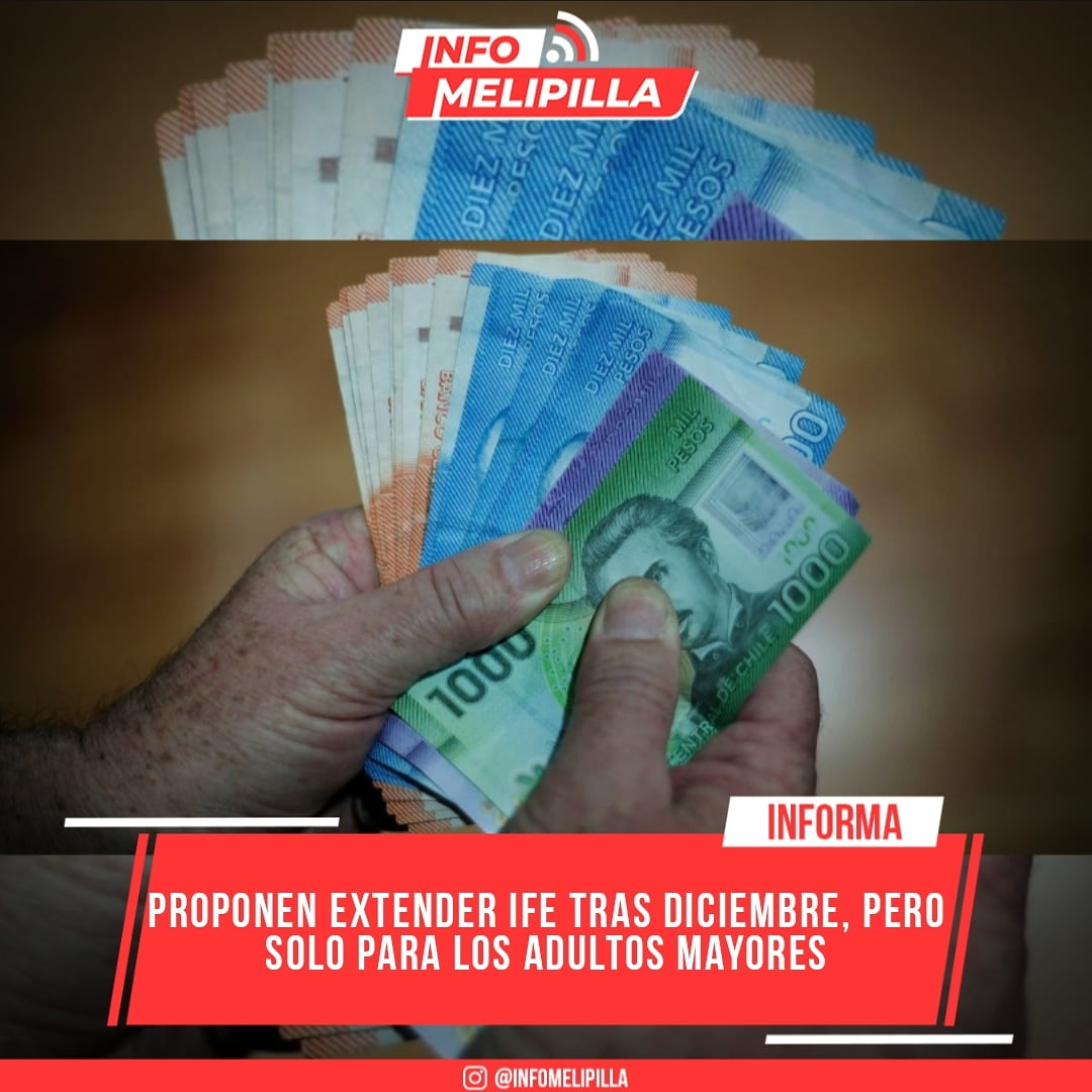 Proponen extender IFE tras diciembre, pero solo para los adultos mayores
