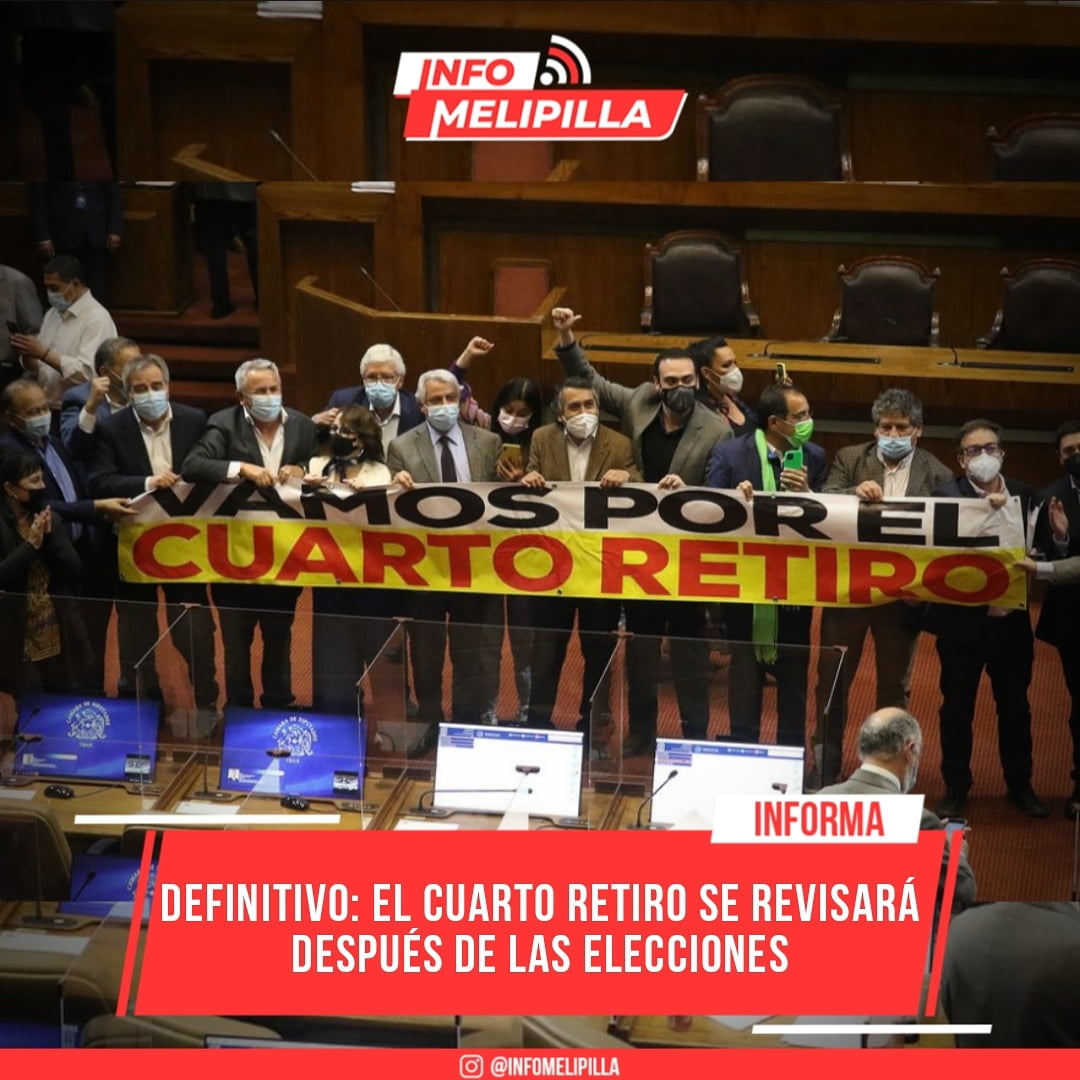 Definitivo: El cuarto retiro se revisará después de las elecciones