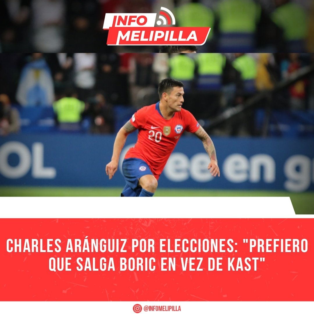 Charles Aránguiz por elecciones: "Prefiero que salga Boric en vez de Kast"