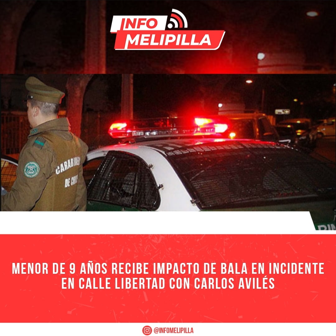 Menor de 9 años recibe impacto de bala en incidente en Calle Libertad con Carlos Avilés