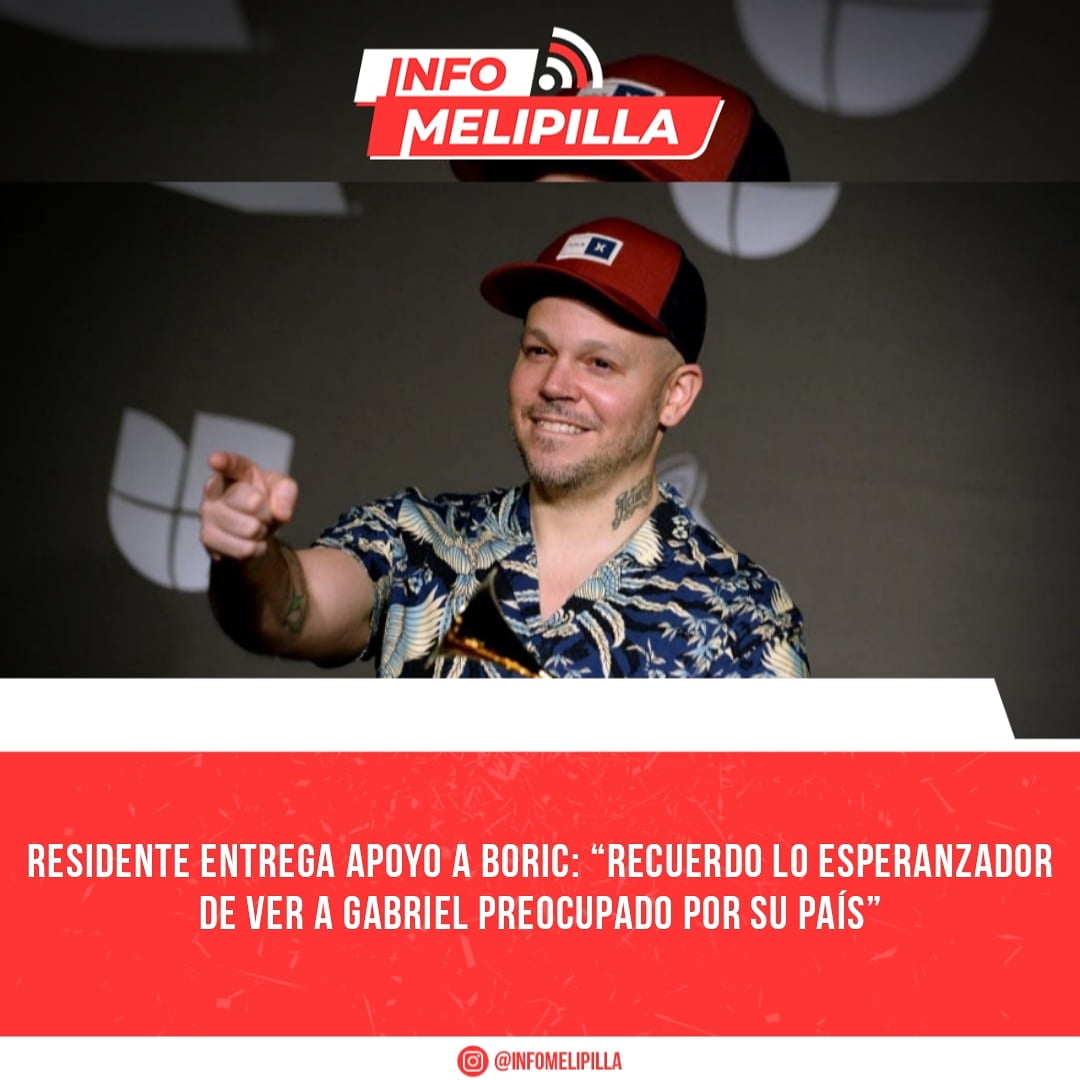 Residente entrega apoyo a Boric: “Recuerdo lo esperanzador de ver a Gabriel preocupado por su país”