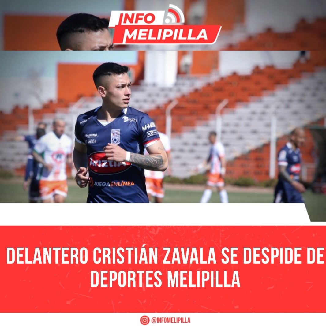 Delantero Cristián Zavala se despide de Deportes Melipilla