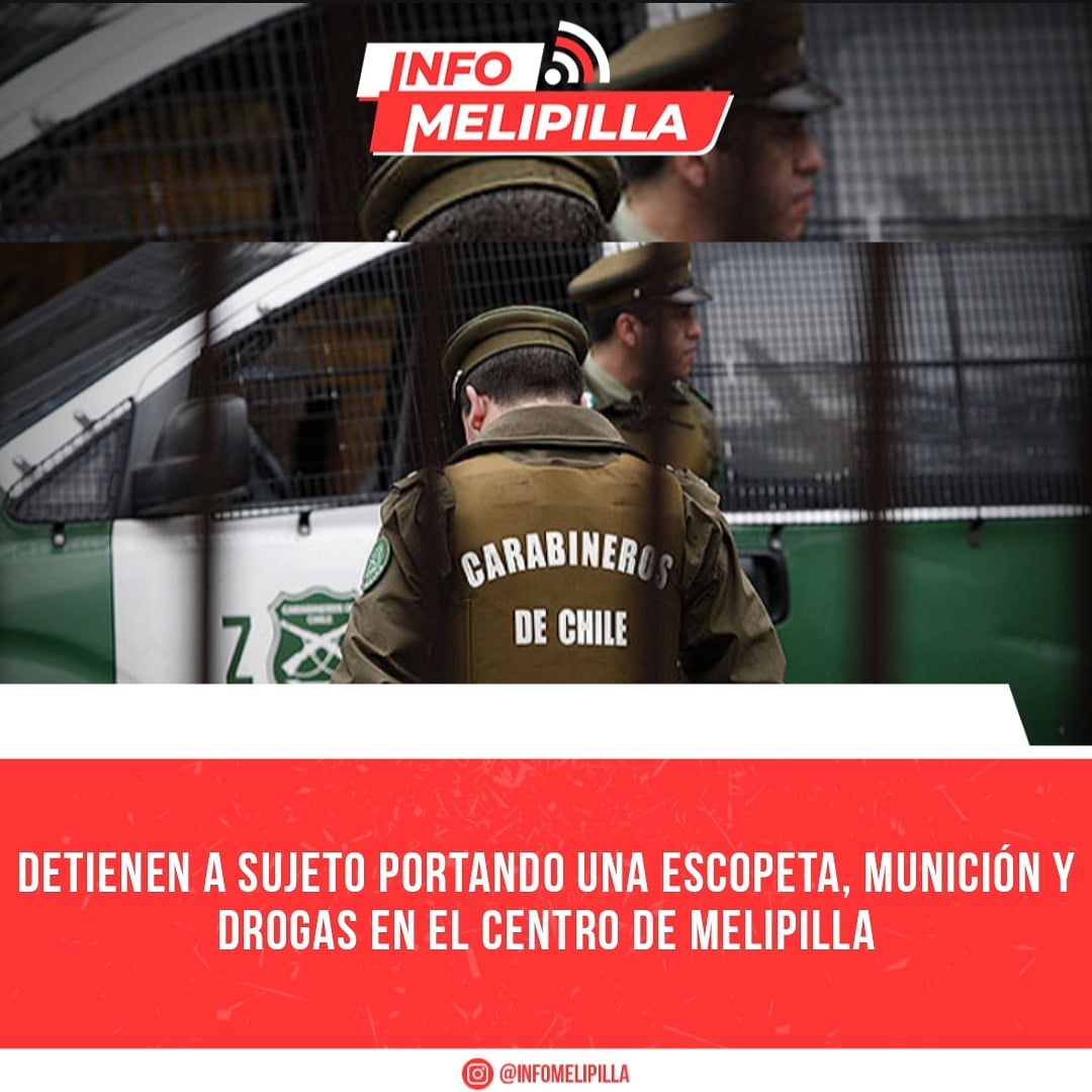 Detienen a sujeto portando una escopeta, munición y drogas