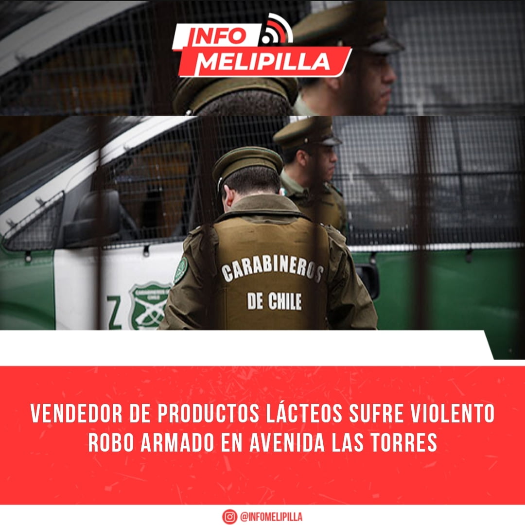 Vendedor de productos lácteos sufre violento robo armado