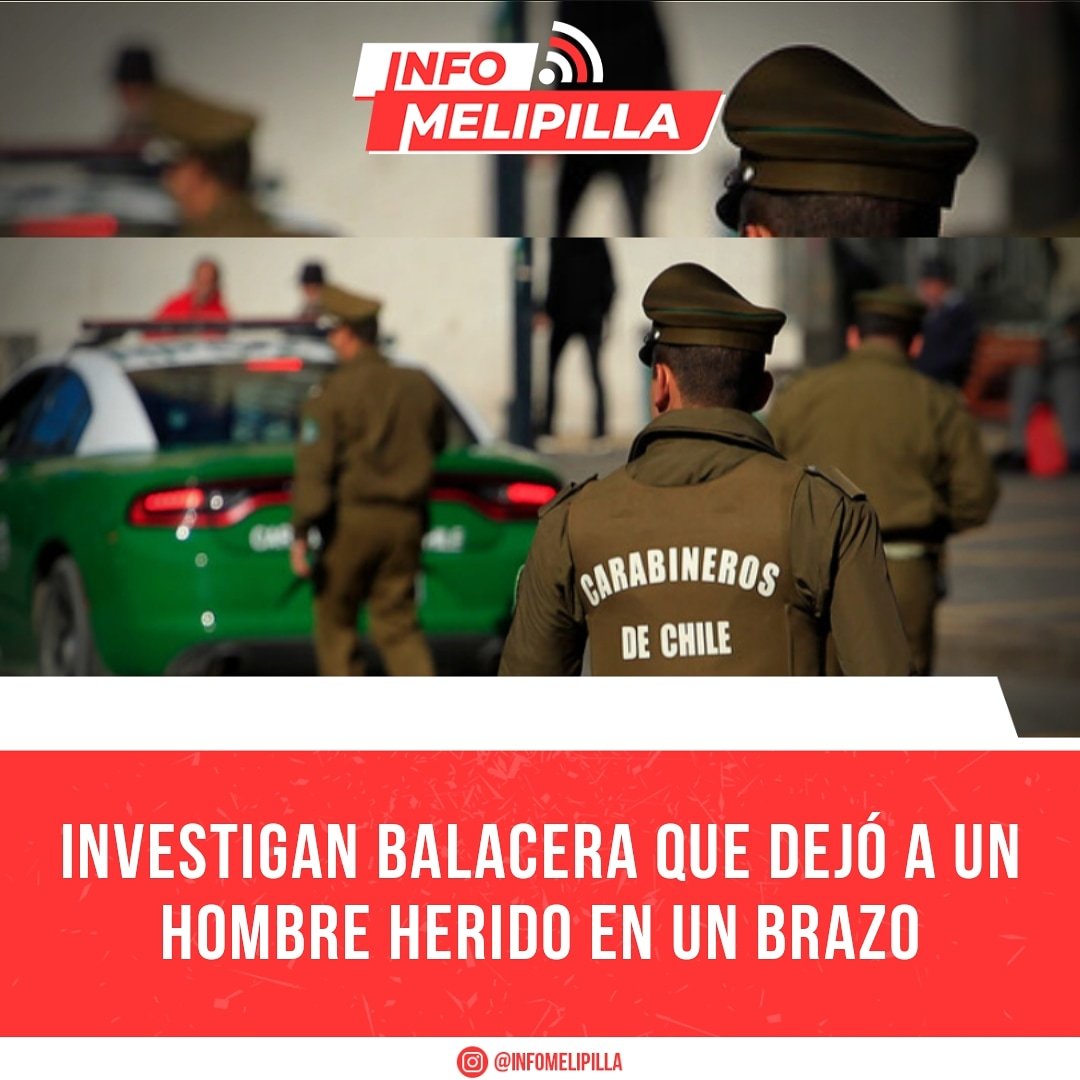 Investigan balacera que dejó a un hombre con una herida en un brazo
