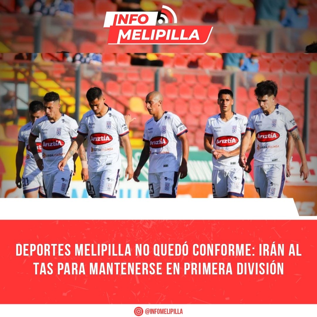 Deportes Melipilla no quedó conforme: irán al TAS para mantenerse en Primera División