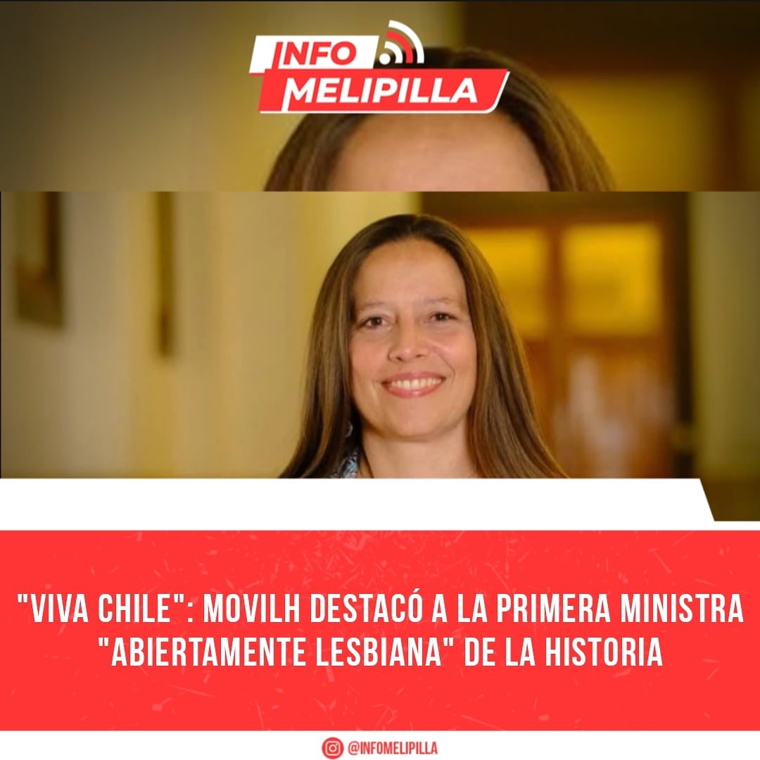 "Viva Chile": Movilh destacó a la primera ministra "abiertamente lesbiana" de la historia