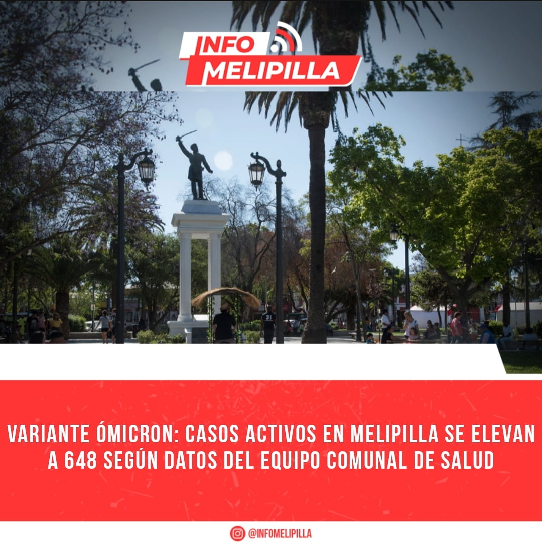 Variante Ómicron no da tregua: Casos activos en Melipilla se elevan a 648 según datos del equipo comunal de salud