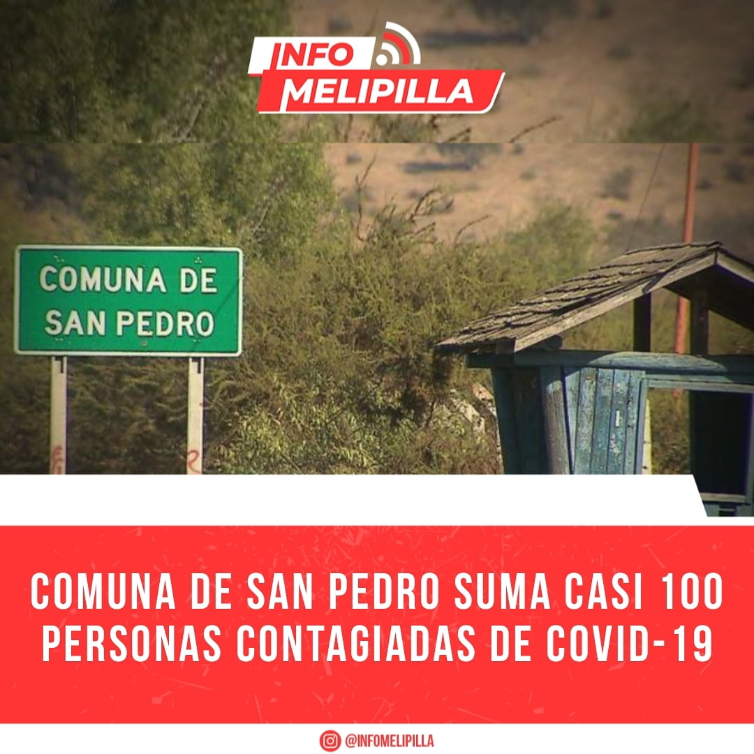 Comuna de San Pedro suma casi 100 personas contagiadas de Covid-19