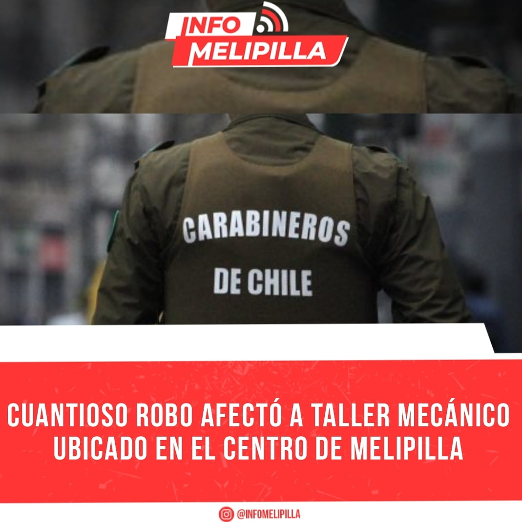 Dos delincuentes roban dinero a adulto mayor que transitaba por el centro de Melipilla