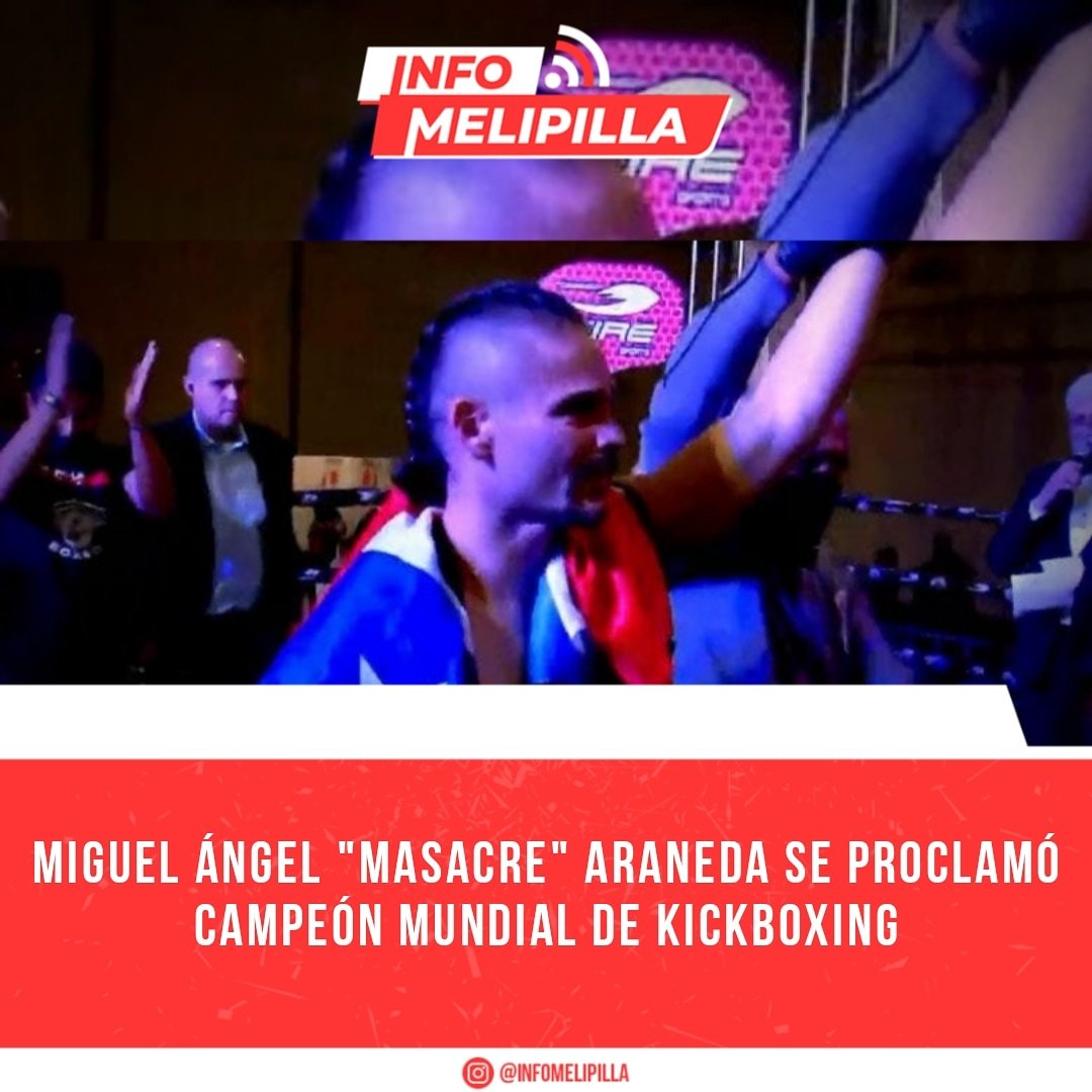 Miguel Ángel "Masacre" Araneda se proclamó Campeón Mundial de Kickboxing