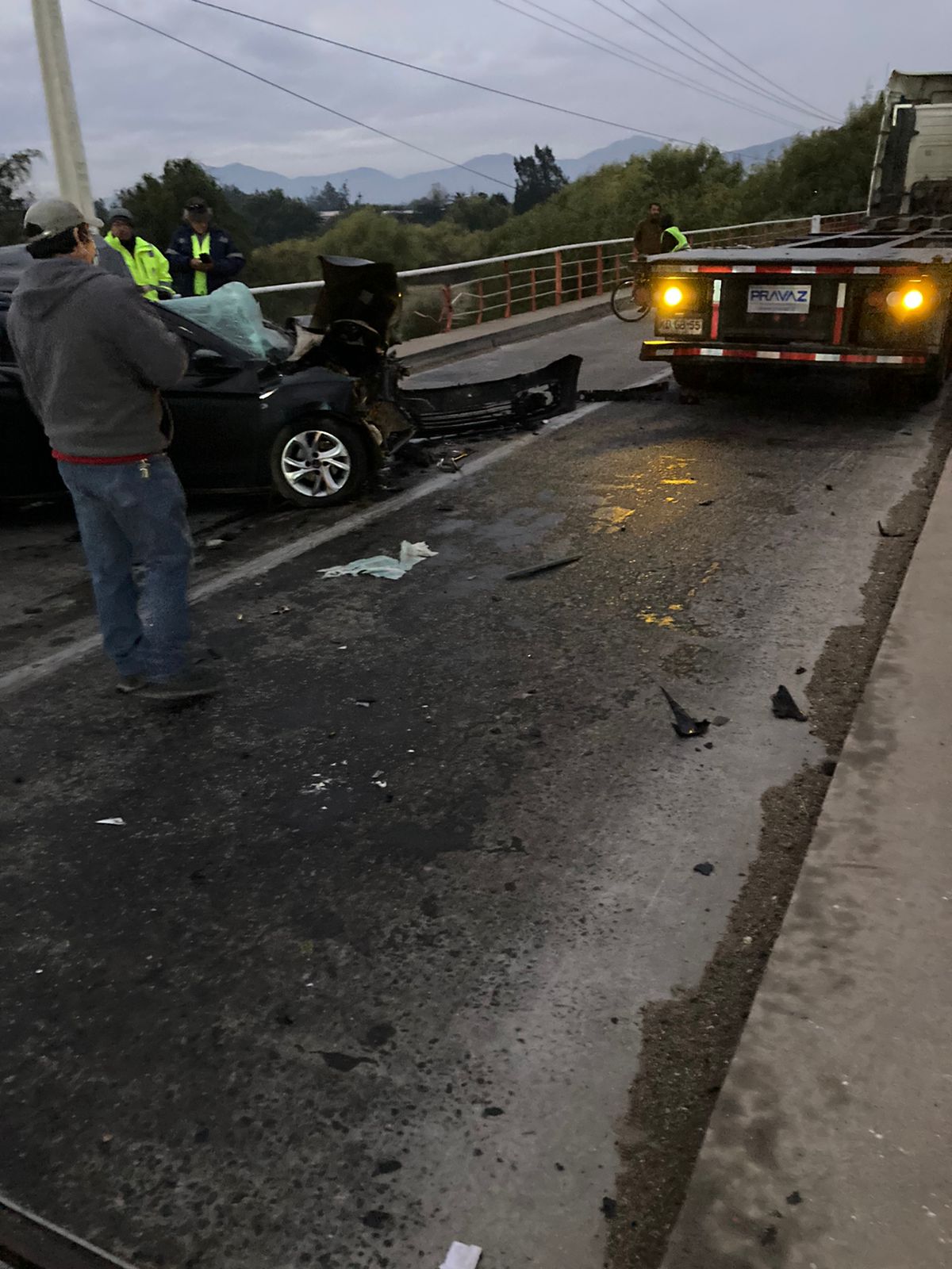 accidente en puente chorombo deja como 5 fallecidos entre ellos 2 lactantes