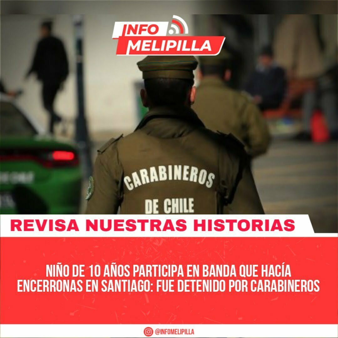 Niño de 10 años entre los cuatro detenidos por robo de vehículo en la capital